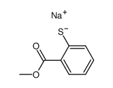 Benzoic acid, 2-Mercapto-, Methyl ester, sodium salt structure