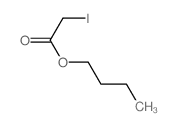 butyl 2-iodoacetate Structure
