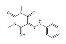 6-Amino-1,3-dimethyl-5-phenylazouracil Structure