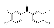 Methanone,bis(3-bromo-4-hydroxyphenyl)-结构式