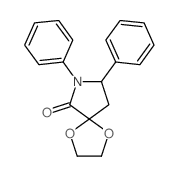 7,8-diphenyl-1,4-dioxa-8-azaspiro[4.4]nonan-9-one Structure