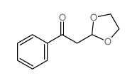 2-(1,3-dioxolan-2-yl)-1-phenyl-ethanone Structure