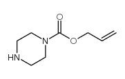 哌嗪-1-羧酸烯丙基酯结构式