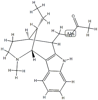 Dasycarpidan-1-methanol acetate结构式