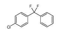 1-Chloro-4-[difluoro(phenyl)methyl]benzene结构式