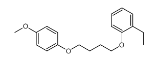 1-ethyl-2-[4-(4-methoxyphenoxy)butoxy]benzene Structure