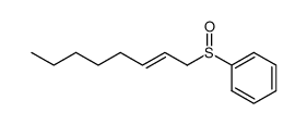 (E)-1-(phenylsulfinyl)oct-2-ene Structure