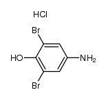 4-amino-2,6-dibromo-phenol, hydrochloride结构式