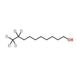 1-癸醇-D5结构式