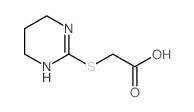 (1,4,5,6-四氢-嘧啶-2-基磺酰基)-乙酸结构式