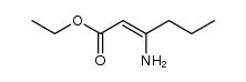 2-Hexenoic acid,3-amino-,ethyl ester结构式