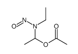 Ethyl(1-acetoxyethyl)nitrosamine结构式