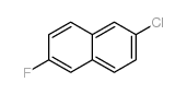 2-chloro-6-fluoronaphthalene Structure