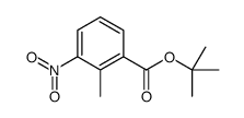 tert-butyl 2-methyl-3-nitrobenzoate Structure