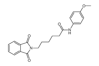 6-(1,3-Dioxo-1,3-dihydro-isoindol-2-yl)-hexanoic acid (4-methoxy-phenyl)-amide Structure