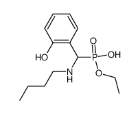 [Butylamino-(2-hydroxy-phenyl)-methyl]-phosphonic acid monoethyl ester结构式