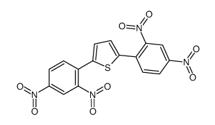 2,5-bis(2,4-dinitrophenyl)thiophene结构式
