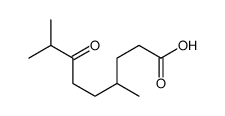 4,8-dimethyl-7-oxononanoic acid结构式