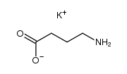 potassium 4-aminobutanoate Structure
