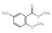 2-甲氧基-5-甲基苯甲酸甲酯结构式
