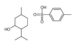 4-methylbenzenesulfonic acid,5-methyl-2-propan-2-ylcyclohexan-1-ol结构式