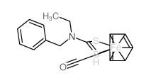 Iron, carbonyl(h5-2,4-cyclopentadien-1-yl)[ethyl(phenylmethyl)carbamodithioato-kS,kS']- (9CI)结构式