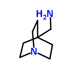 奎宁环-4-基甲胺结构式