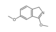 1H-Isoindole,3,5-dimethoxy-(9CI)结构式