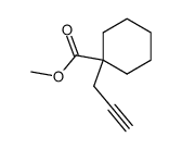 methyl 1-(prop-2-ynyl)cyclohexanecarboxylate结构式