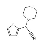 2-吗啉-2-(2-噻吩)乙腈结构式