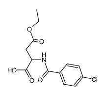 N-(4-chlorobenzoyl)aspartic acid β-ethyl ester Structure