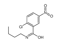 N-Butyl-2-chloro-5-nitrobenzamide结构式