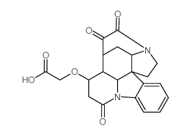 Acetic acid,[(2,3,10,11,11a,11b,13,13a-octahydro-9,14,15-trioxo-12H-1,12-ethano-9H-pyrido[1,2,3-lm]pyrrolo[2,3-d]carbazol-11-yl)oxy]-,(1R,3aR,11R,11aR,11bS,12S,13aS)- (9CI) Structure