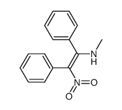 Z-α-Nitro-β-methylamino-stilben结构式