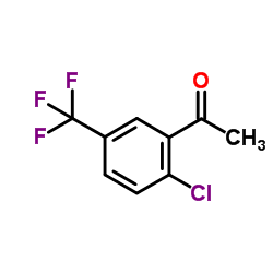2'-Chloro-5'-(trifluoromethyl)acetophenone Structure