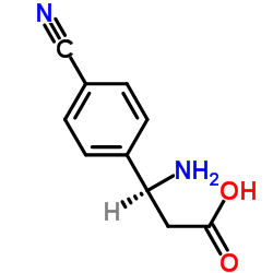 (S)-H-β-Phe(4-CN)-OH Structure