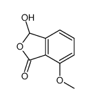 3-hydroxy-7-methoxy-3H-2-benzofuran-1-one Structure