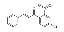 1-(4-chloro-2-nitrophenyl)-3-phenylprop-2-en-1-one结构式