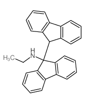 N-ethyl-9-(9H-fluoren-9-yl)fluoren-9-amine结构式