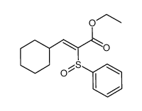 ethyl (Z)-3-cyclohexyl-2-(phenylsulfinyl)acrylate Structure