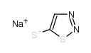 5-(1,2,3-噻二唑基)硫钠结构式