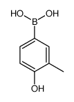 (4-Hydroxy-3-methylphenyl)boronic acid Structure