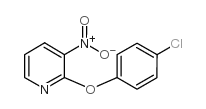 2-(4-氯苯氧基)-3-硝基吡啶结构式