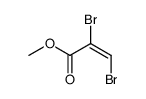 (E)-2,3-Dibromoacrylic acid methyl ester结构式