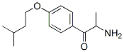 1-Propanone,2-amino-1-[4-(3-methylbutoxy)phenyl]- Structure