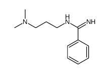 N'-[3-(dimethylamino)propyl]benzenecarboximidamide结构式