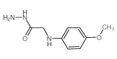 (4-甲氧基苯基氨基)-乙酸肼结构式