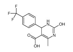 1,2,3,4-四氢-6-甲基-4-(4-三氟甲基苯基)-2-氧代-5-嘧啶羧酸结构式