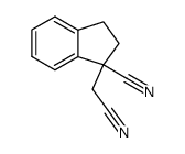 1-(cyanomethyl)-2,3-dihydro-1H-indene-1-carbonitrile Structure