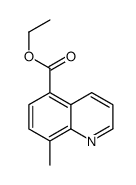 ethyl 8-methylquinoline-5-carboxylate结构式